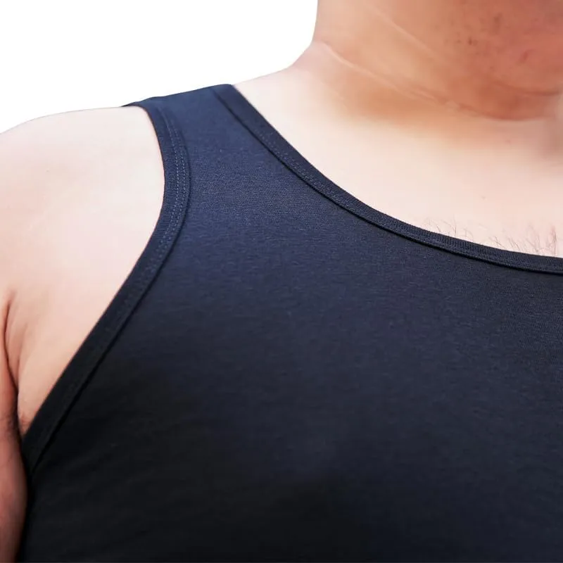 3packs Plus Size Mens 100% Cotton Shirt Vest Tank Tops Undershirts 7XL Breathable Sleeveless 150kg