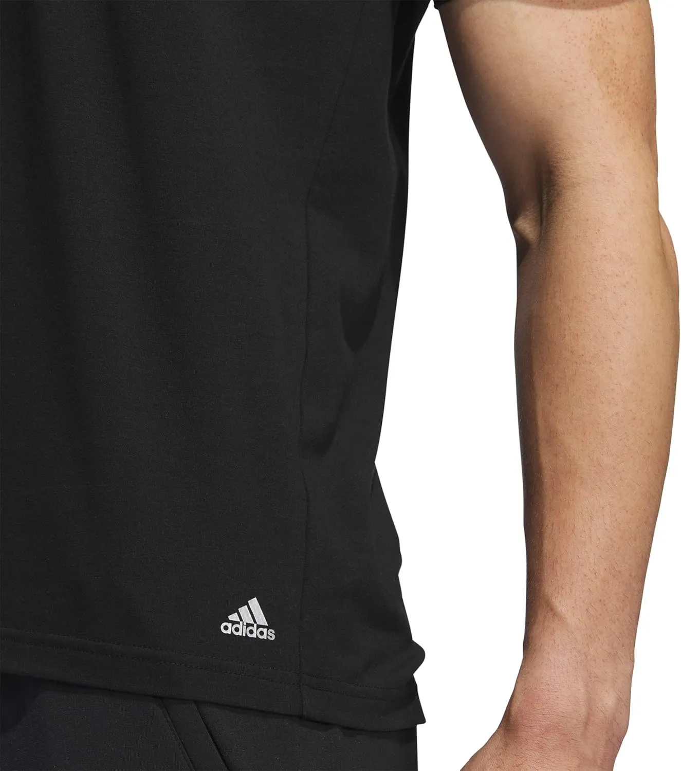 adidas Men's Stretch Cotton Crew Neck Undershirts (2-Pack)