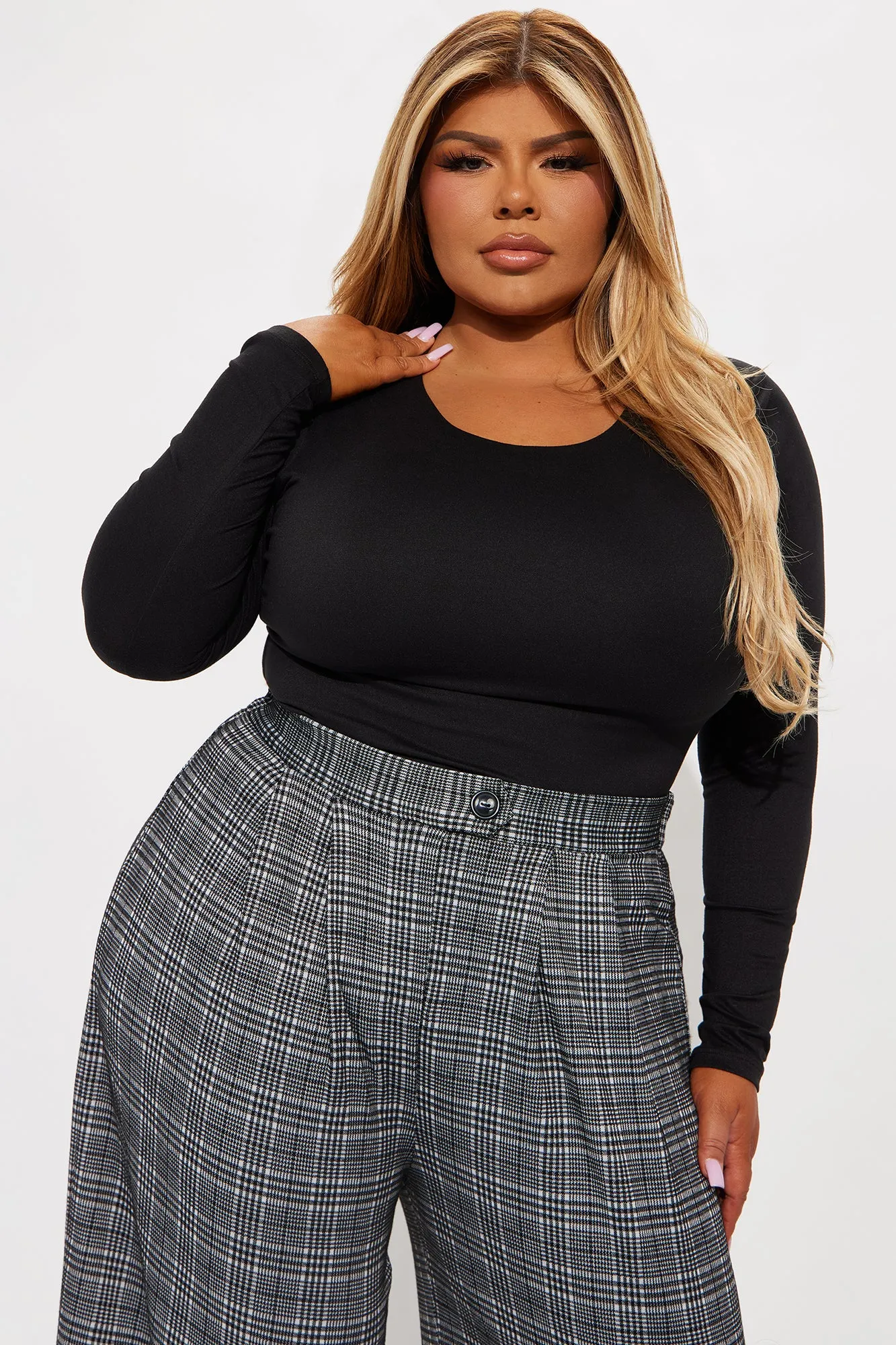 Alissa Double Lined Top - Black