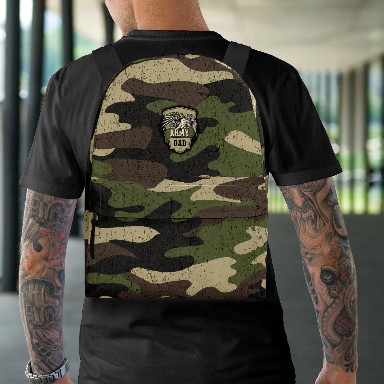 Army Mom Camouflage Backpack