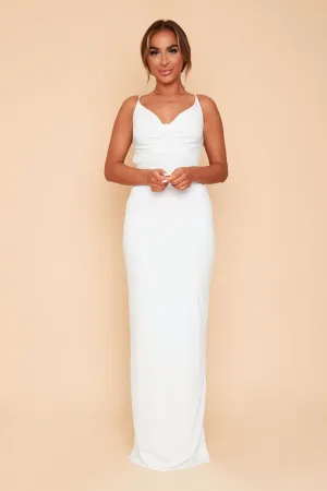 Bethany Soft Touch Cowl Neck Bridesmaid Dress