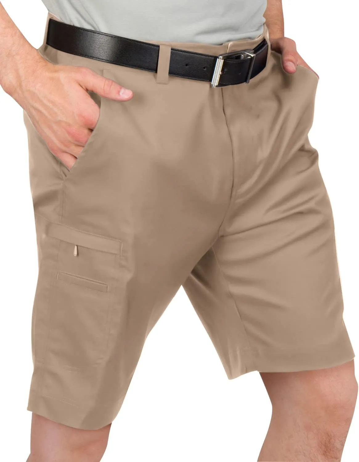 Cargo Golf Shorts for Men - Dry Fit, Large Pockets, Lightweight, Moisture Wicking, 4-Way Stretch