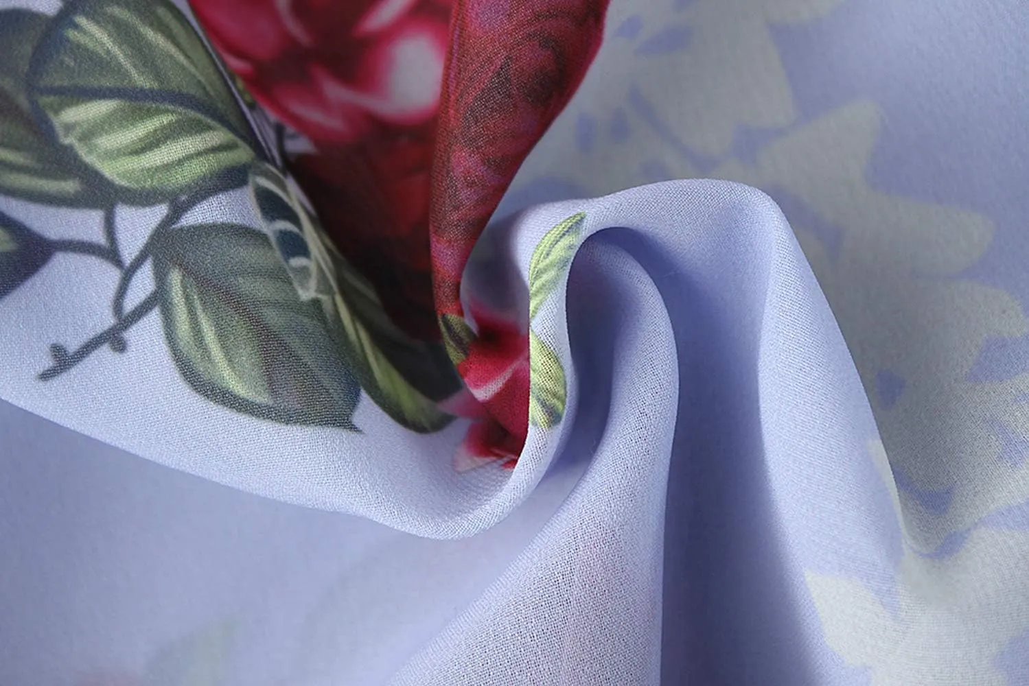 CASURESS Women's Sheer Chiffon Summer Blouse Tops Kimono Cardigan Floral Casual Loose Cover Ups Swimwear