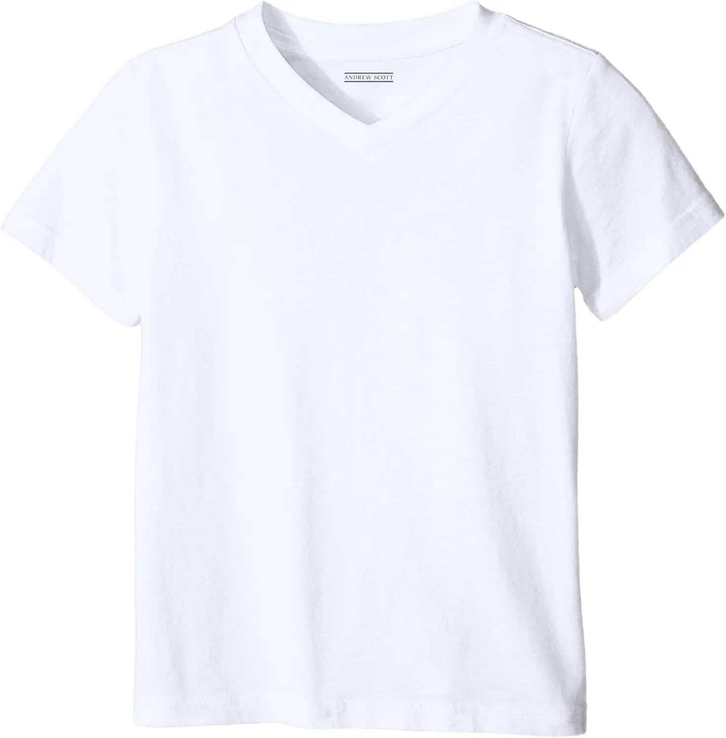 Classic Men's White Short Sleeve Undershirts V Neck T Shirt - Multi & Bulk Wholesale Packs