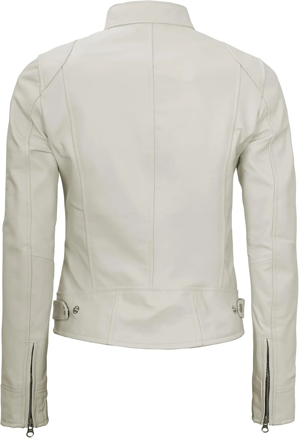 Decrum Leather Jackets For Women - Cafe Racer Style Casual Trending Fashion Womens Leather Jacket