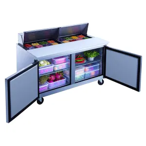 Dukers DSP60-16-S2 60'' Salad Prep Table