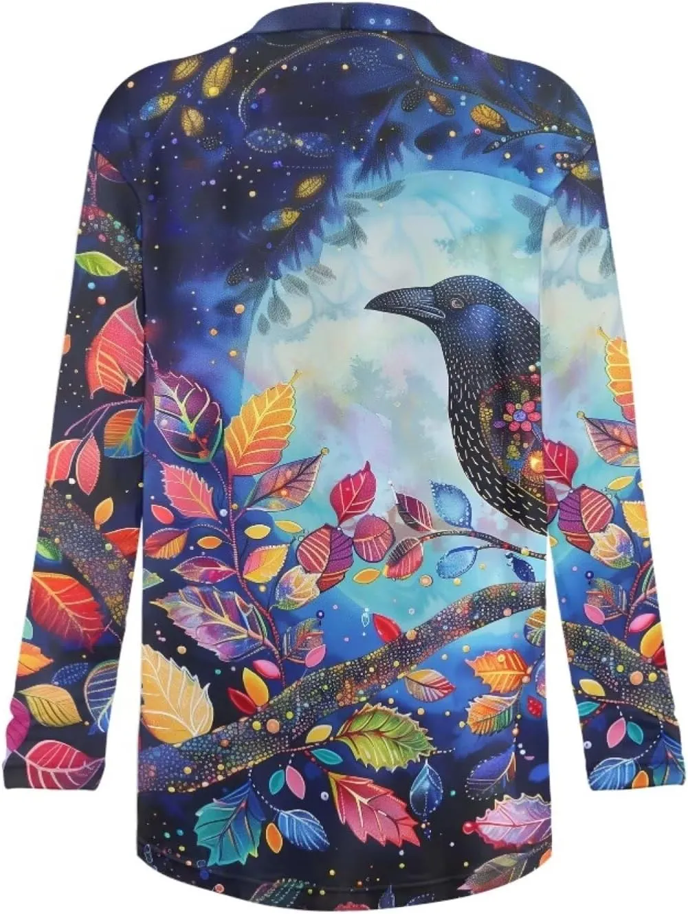 Forchrinse Christmas Santa Claus Cardigan for Women Causal Long Sleeve Open Front Cardigans Ugly Christmas Cardigan Sweater