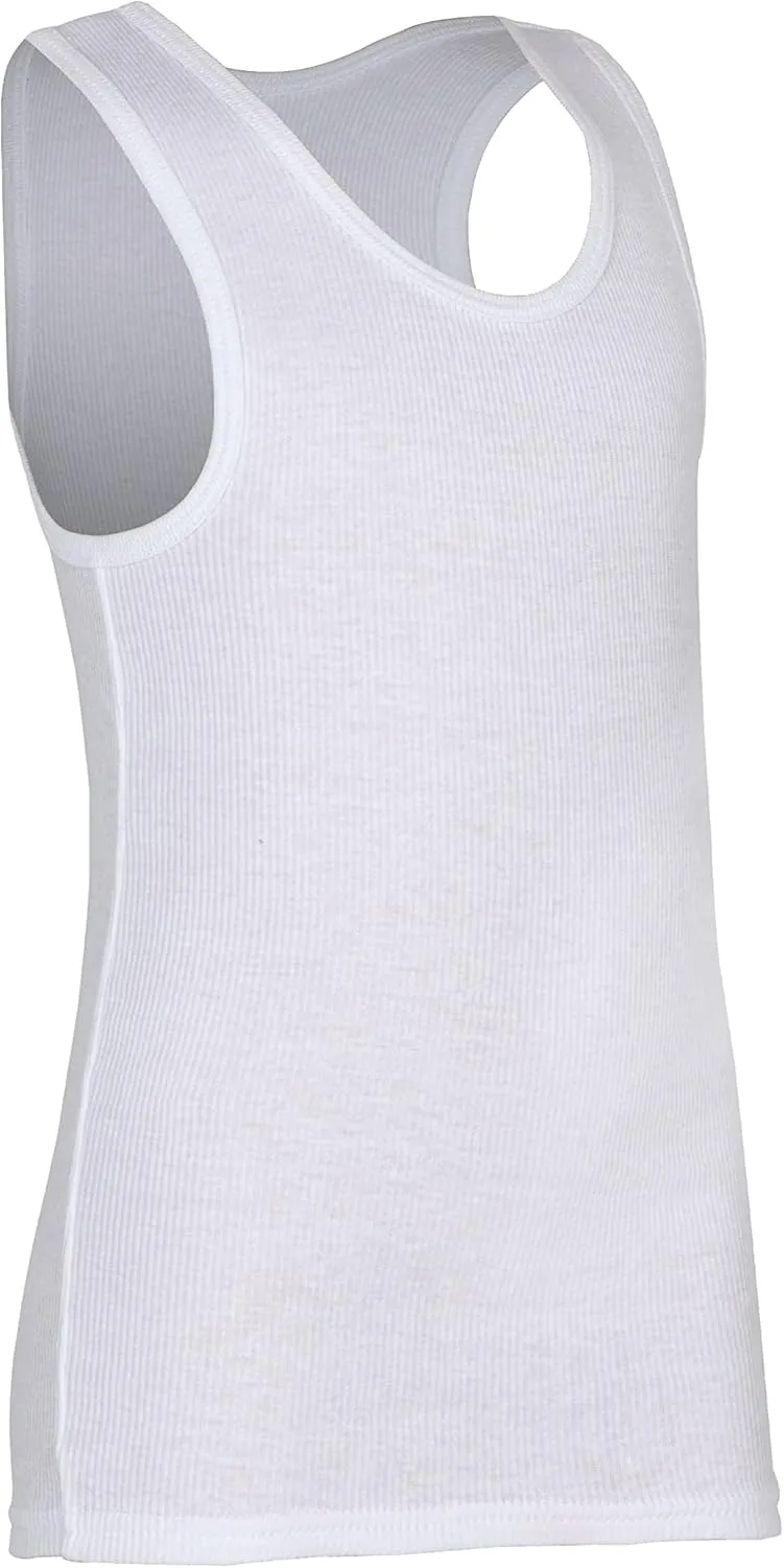 Fruit of the Loom Boys' Eversoft Cotton Undershirts, T Shirts & Tank Tops