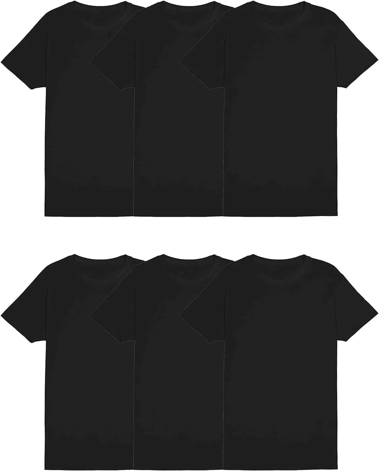 Fruit of the Loom Men's Undershirts, Moisture Wicking & Tag Free, Short Sleeve Crew T-Shirts