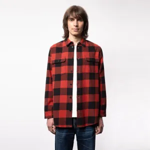 Gabriel Buffalo Check (Poppy Red)