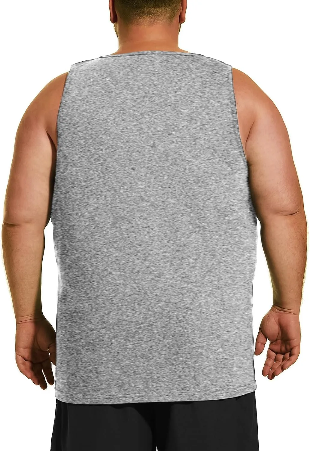 HOdo Big & Tall Mens A-Shirts Cotton Tank Tops Sleeveless Undershirts 2XL-6XL