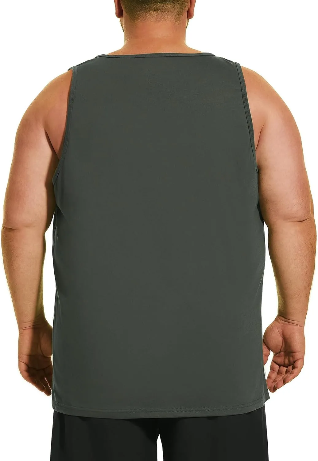 HOdo Big & Tall Mens A-Shirts Cotton Tank Tops Sleeveless Undershirts 2XL-6XL