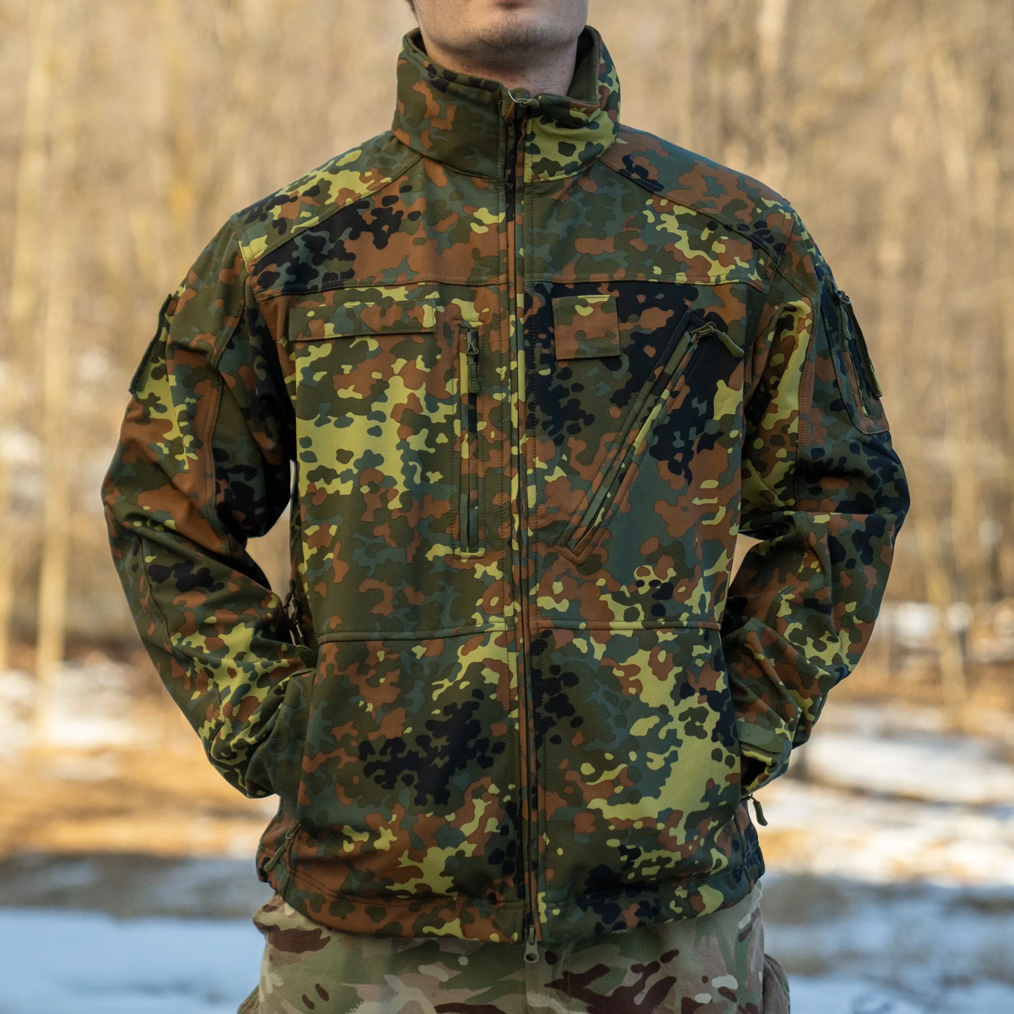 Mil-Tec Flecktarn Softshell Jacket