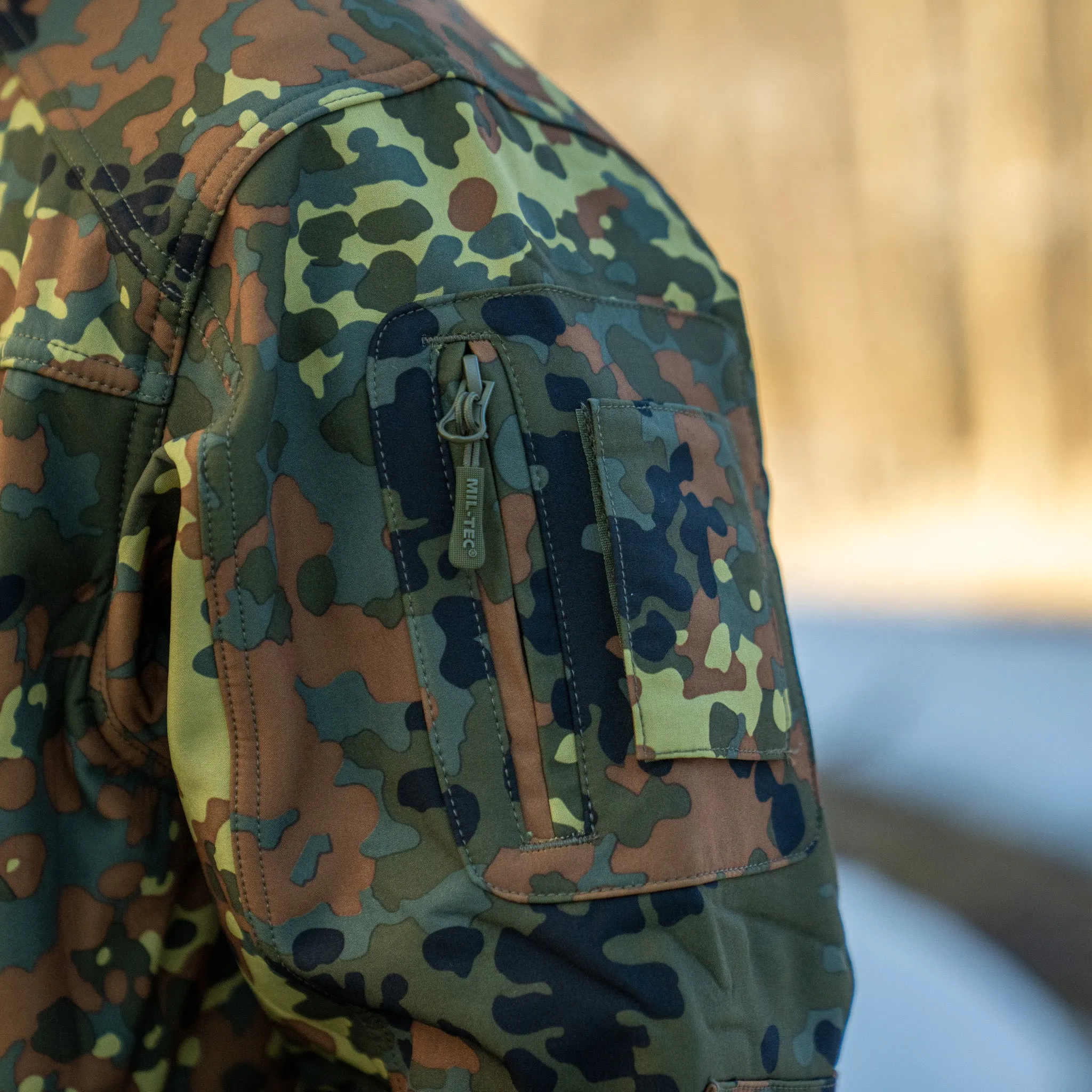 Mil-Tec Flecktarn Softshell Jacket