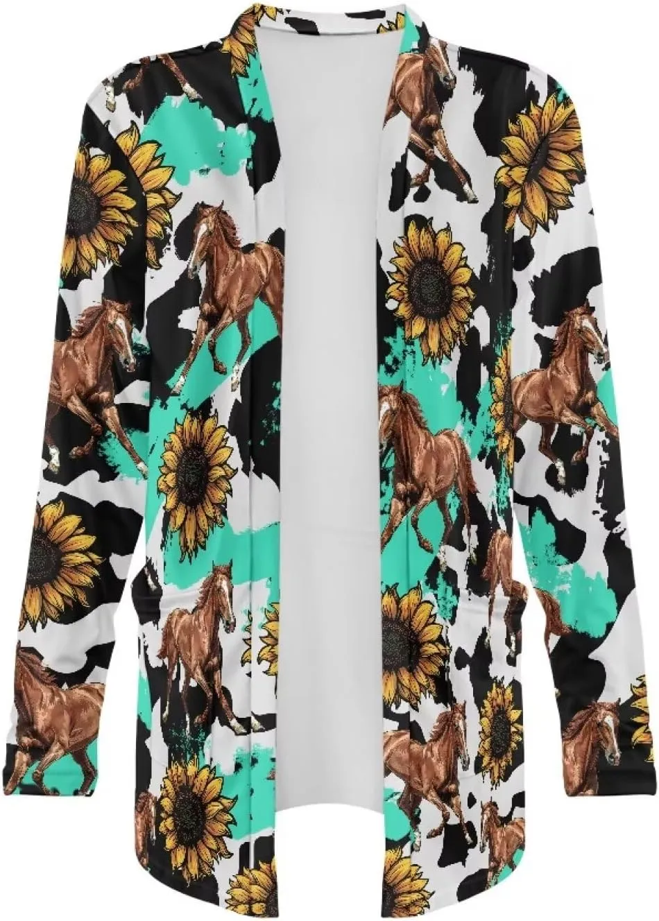 Native American Clothing Aztec Cardigan for Women Long Cardigans for Women Trendy Long Sleeve Light Clothing s-2xl