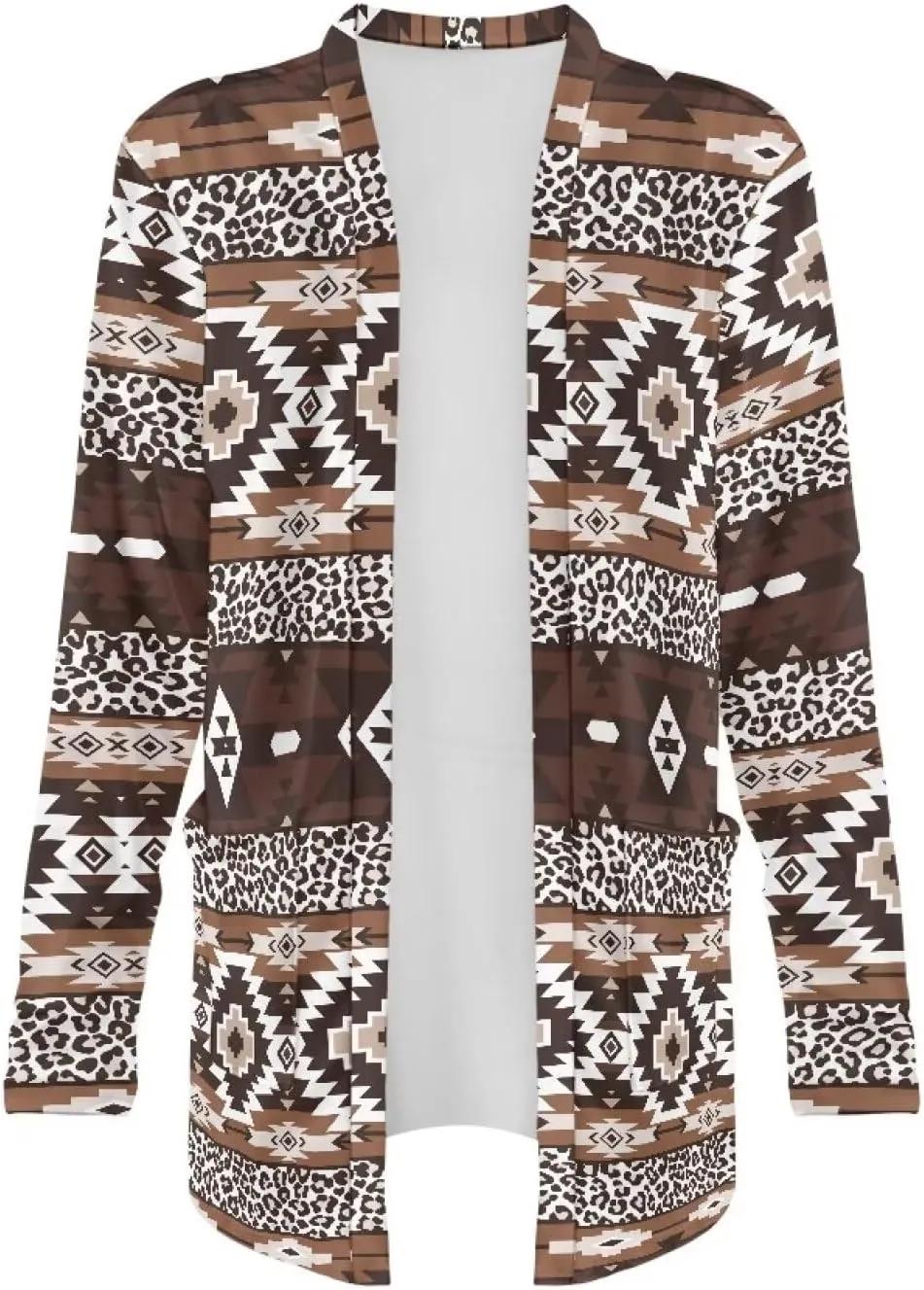Native American Clothing Aztec Cardigan for Women Long Cardigans for Women Trendy Long Sleeve Light Clothing s-2xl