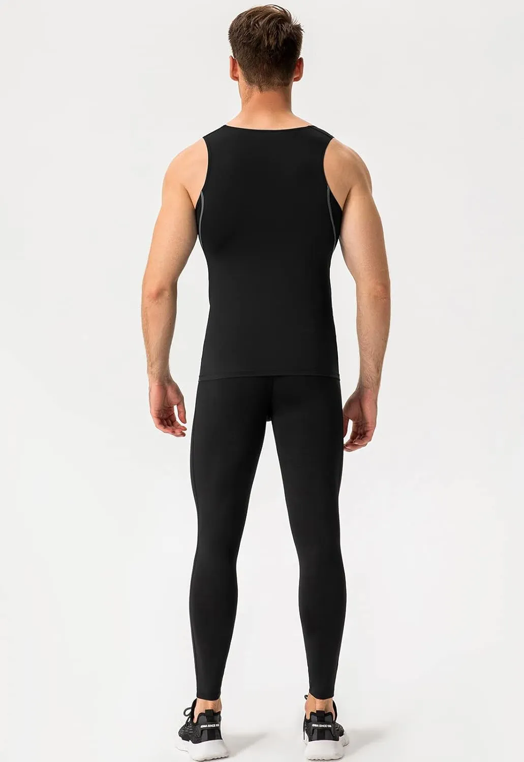 SPVISE 1 or 3 Pack Men's Compression Shirts Sleeveless Tank Top Dry Fit Athletic Workout Sports Running Base Layer Undershirt