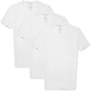 Tommy John Men's Supima Cool Cotton 2.0 High V Neck T-Shirt, Stay Tuck Design, Soft Stretch Fabric, Short Sleeve Comfort Fit