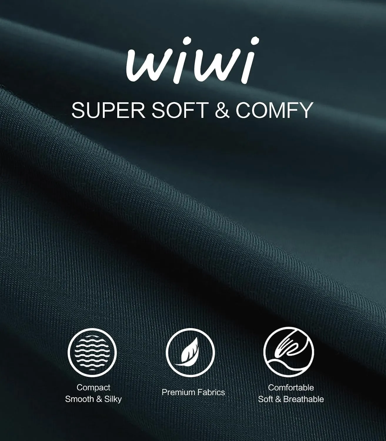 WiWi Viscose from Bamboo Men's Tank T-Shirt Soft Crewneck Undershirts Moisture Wicking Sleeveless Tanks Undershirt S-XXL