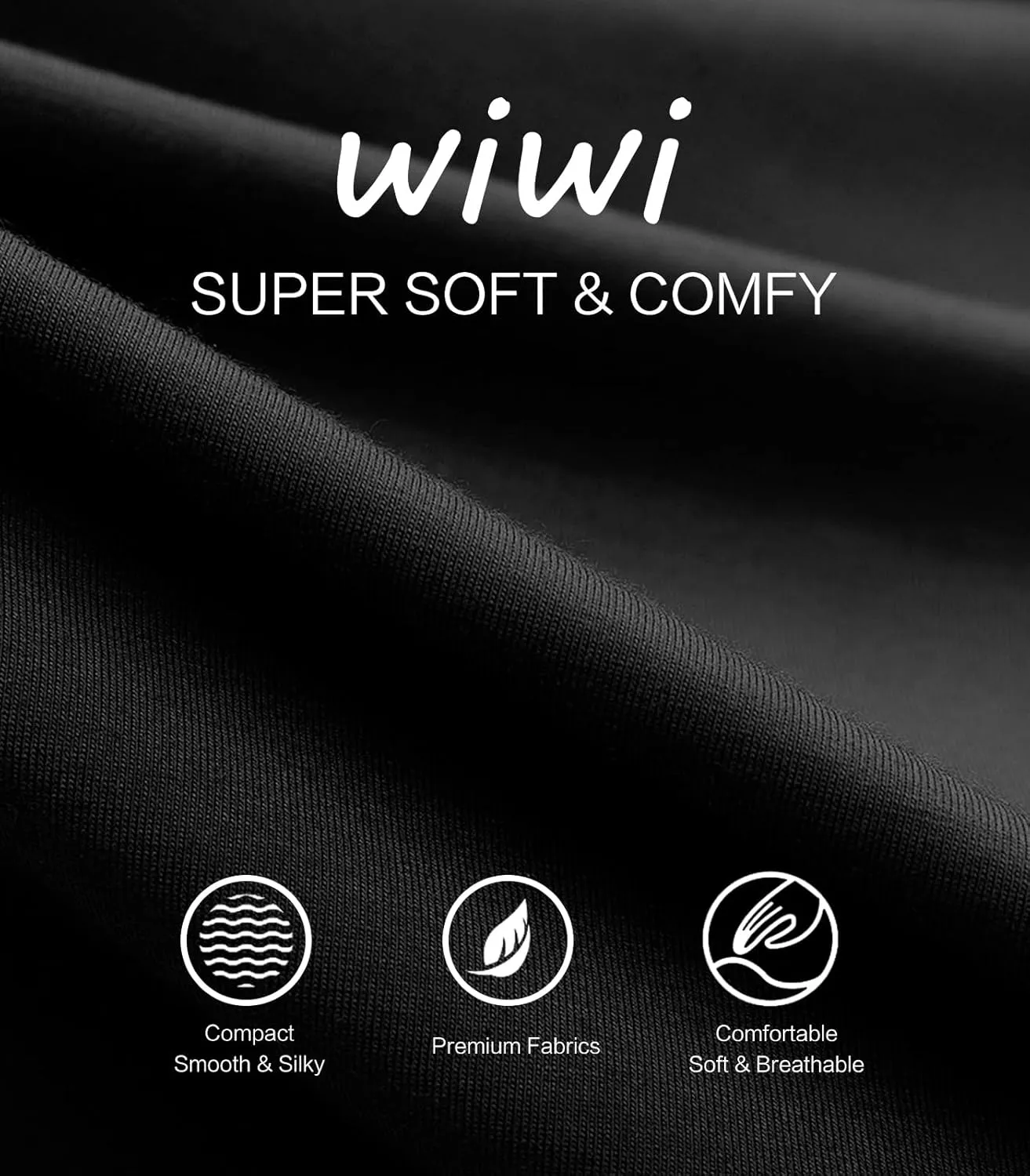 WiWi Viscose from Bamboo Men's Tank T-Shirt Soft Crewneck Undershirts Moisture Wicking Sleeveless Tanks Undershirt S-XXL