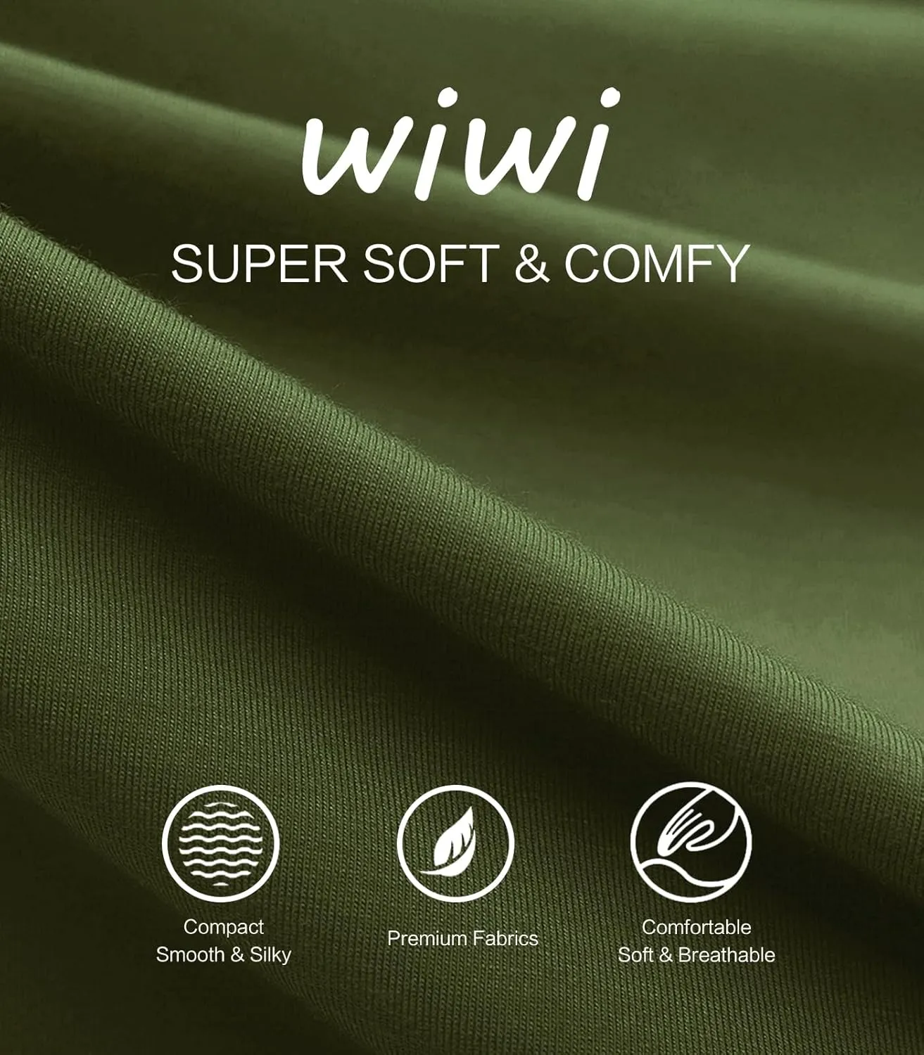 WiWi Viscose from Bamboo Men's Tank T-Shirt Soft Crewneck Undershirts Moisture Wicking Sleeveless Tanks Undershirt S-XXL