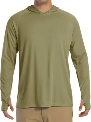 Xingfenly Men's Hooded Sun Protection -Shirt 50  Sleeve Quick Dry Hoodies Summer Beach Casual Workout Hiking Shirts