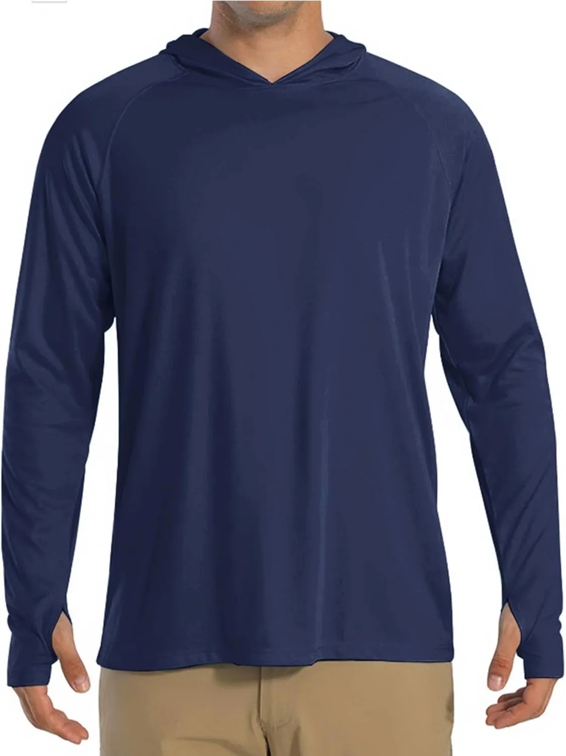 Xingfenly Men's Hooded Sun Protection -Shirt 50  Sleeve Quick Dry Hoodies Summer Beach Casual Workout Hiking Shirts