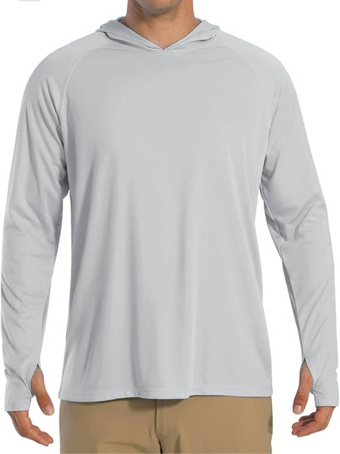 Xingfenly Men's Hooded Sun Protection -Shirt 50  Sleeve Quick Dry Hoodies Summer Beach Casual Workout Hiking Shirts